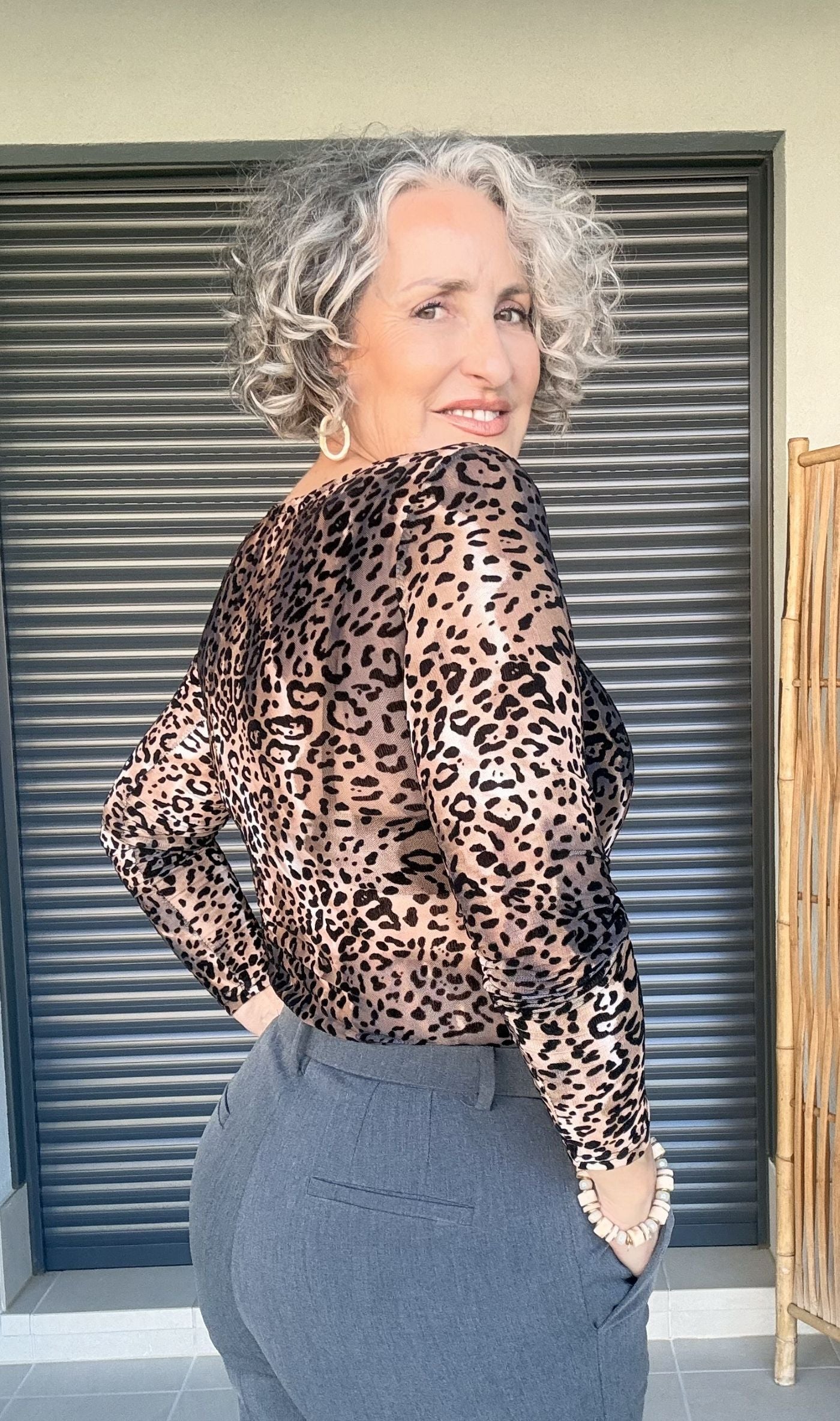 Body Animal Print Semitransparente en Tallas S/M y L/XL