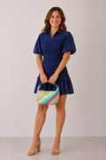Vestido Camisero Nido de Abeja