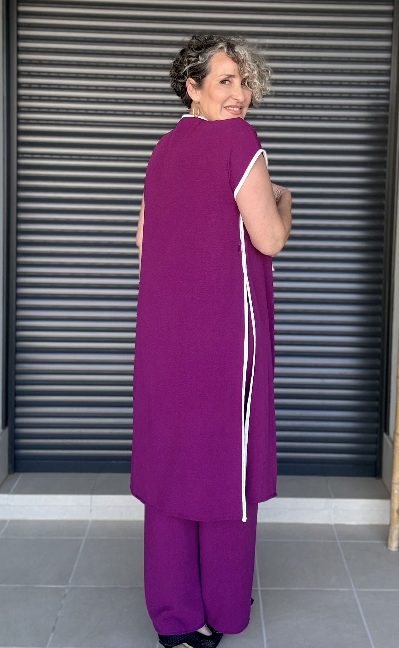 Conjunto Palazzo Bugambilla con Detalles Blancos