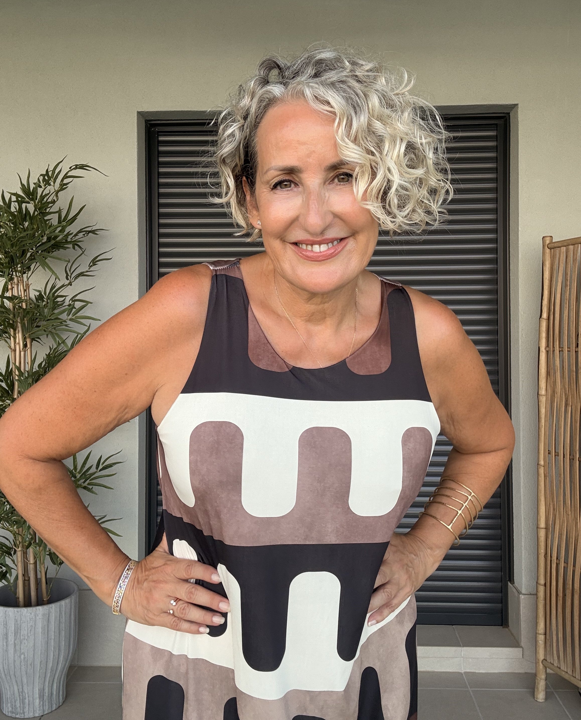 Vestido Midi de Punto de Seda
