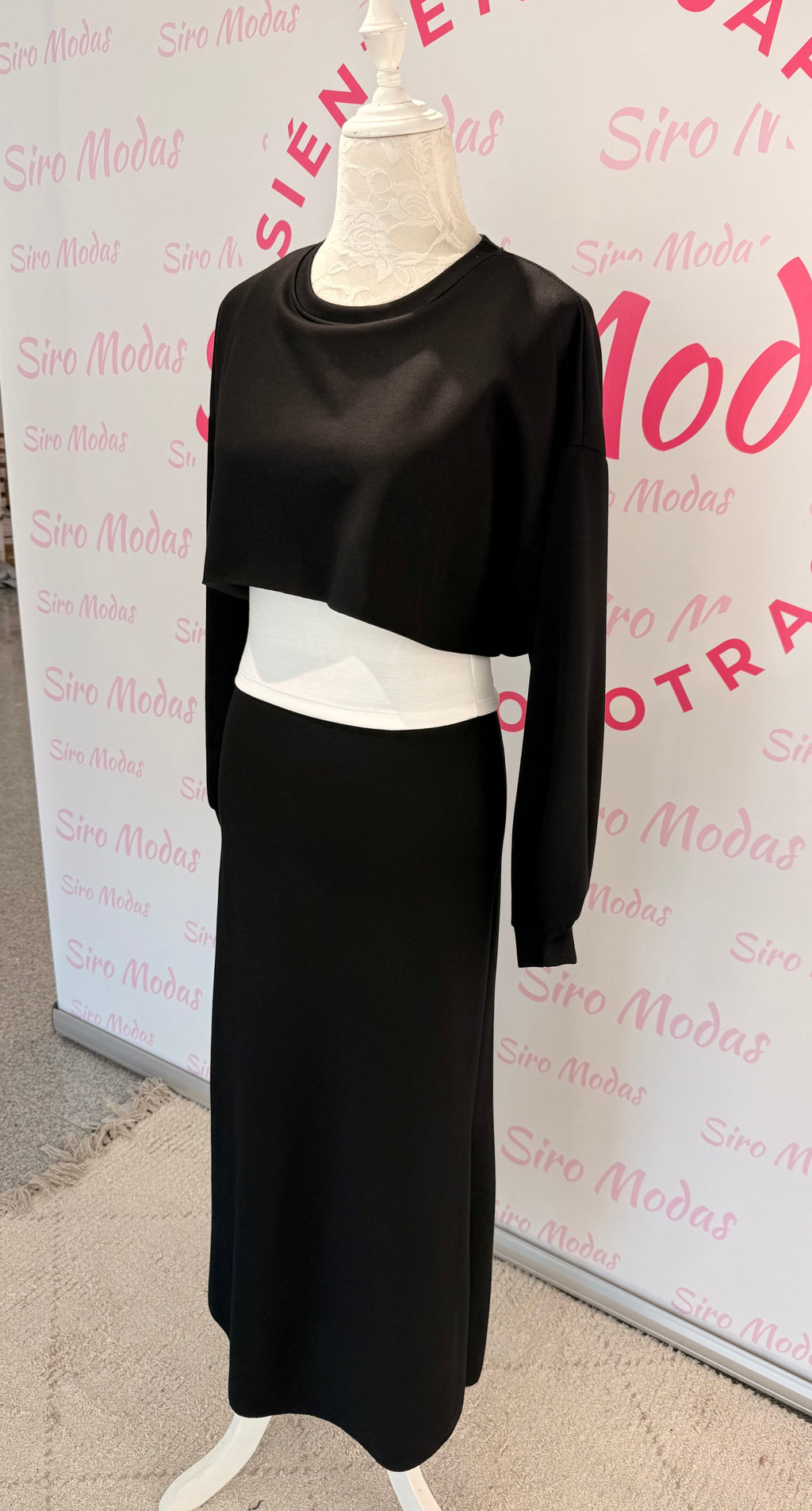 Falda Midi Fluida
