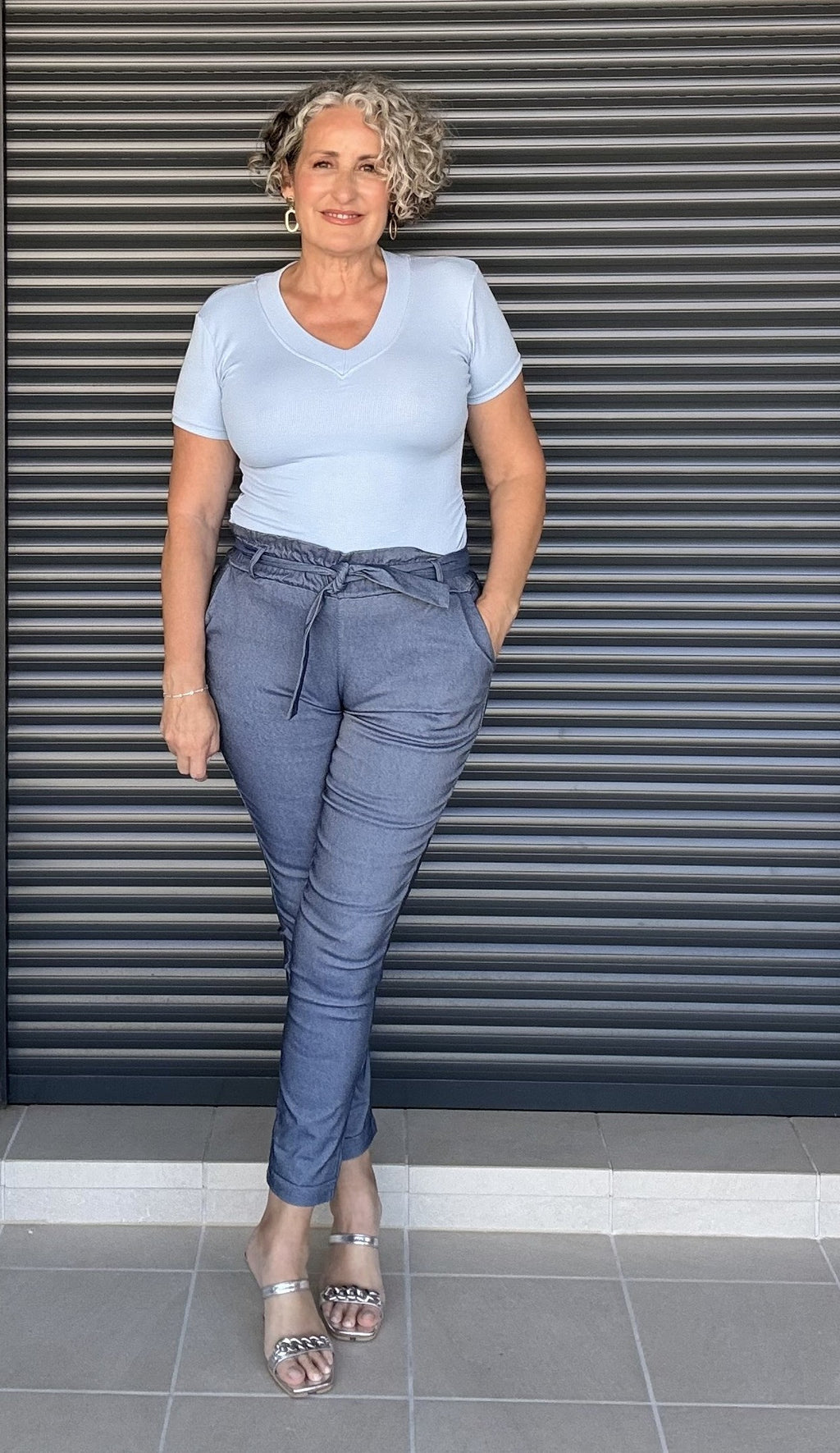 Pantalón Lazo Azul Vaquero