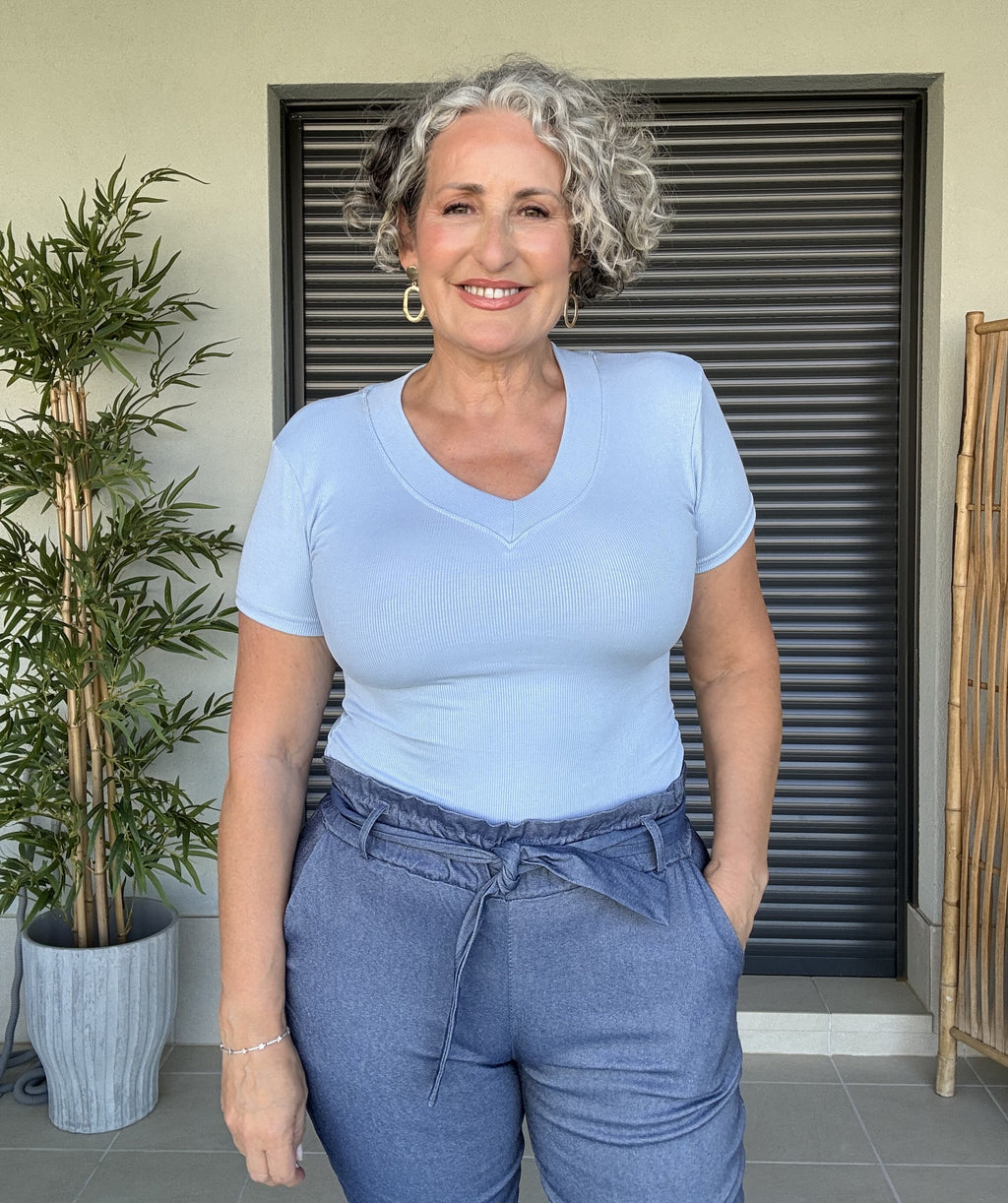 Pantalón Lazo Azul Vaquero