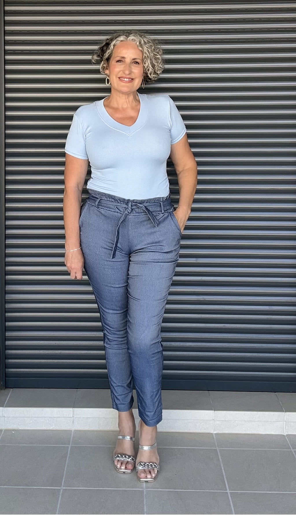 Pantalón Lazo Azul Vaquero