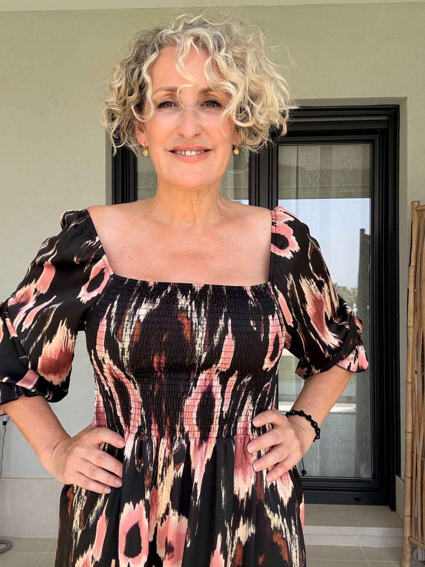 Robe Aura Manches Longues Imprimée