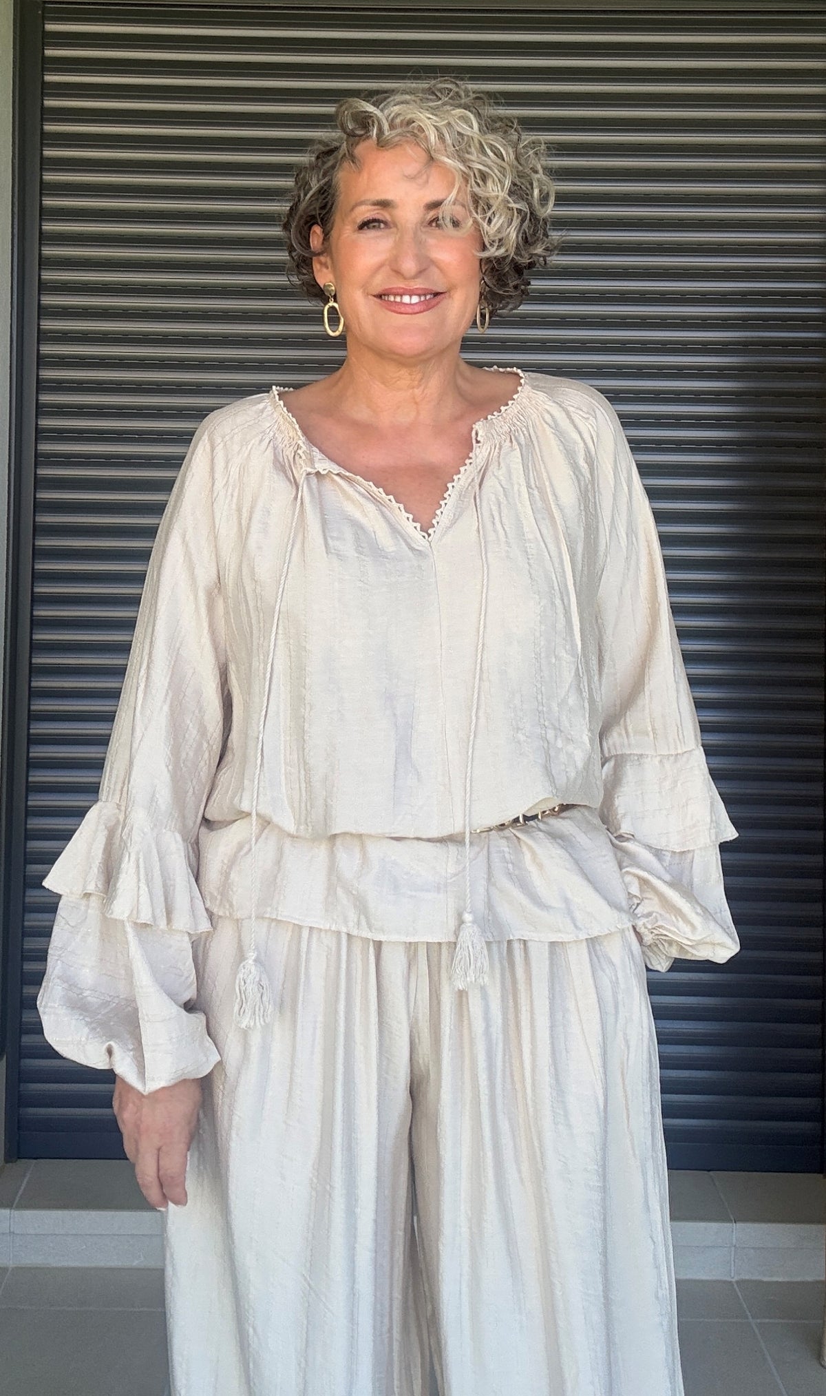 Blusa Boho Chic Beige