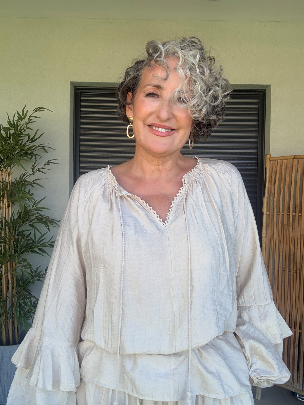 Blusa Boho Chic Beige