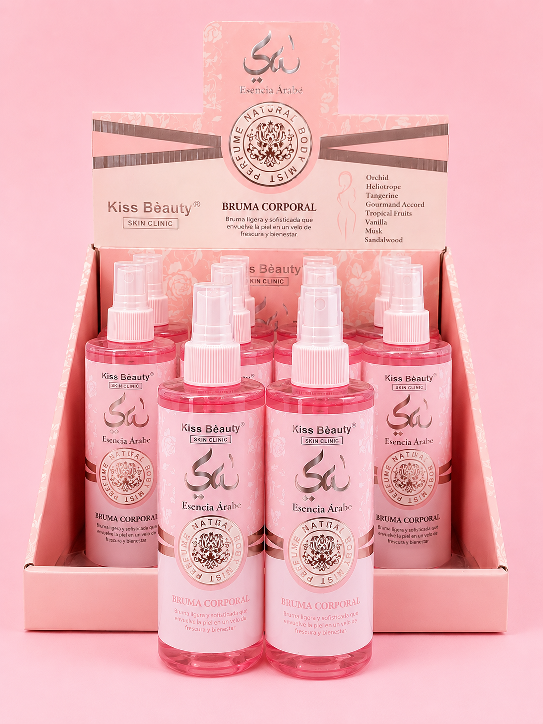 Bruma Corporal Esencia Árabe Kiss Beauty 250ml