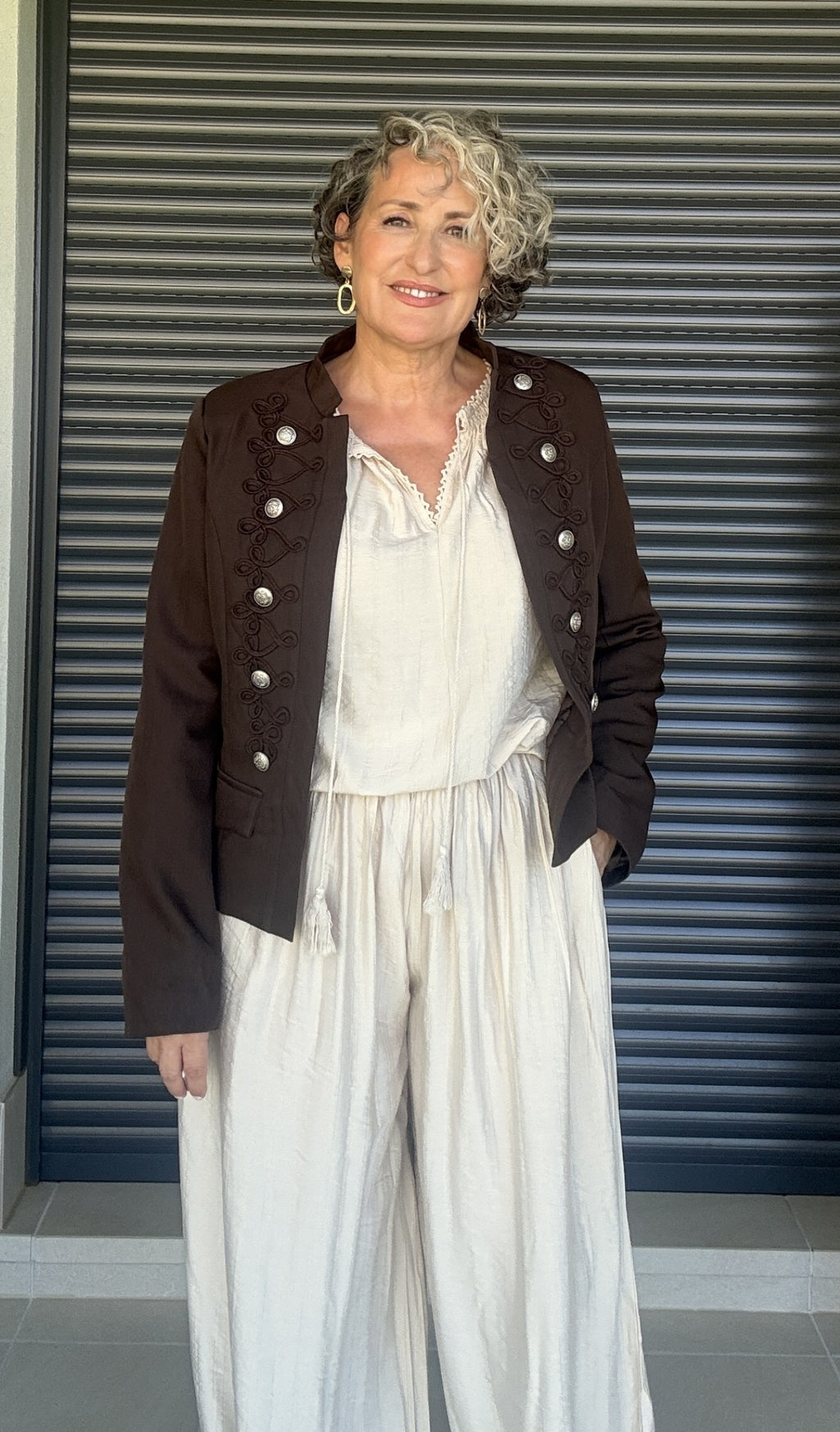 Chaqueta Napoleón Marrón