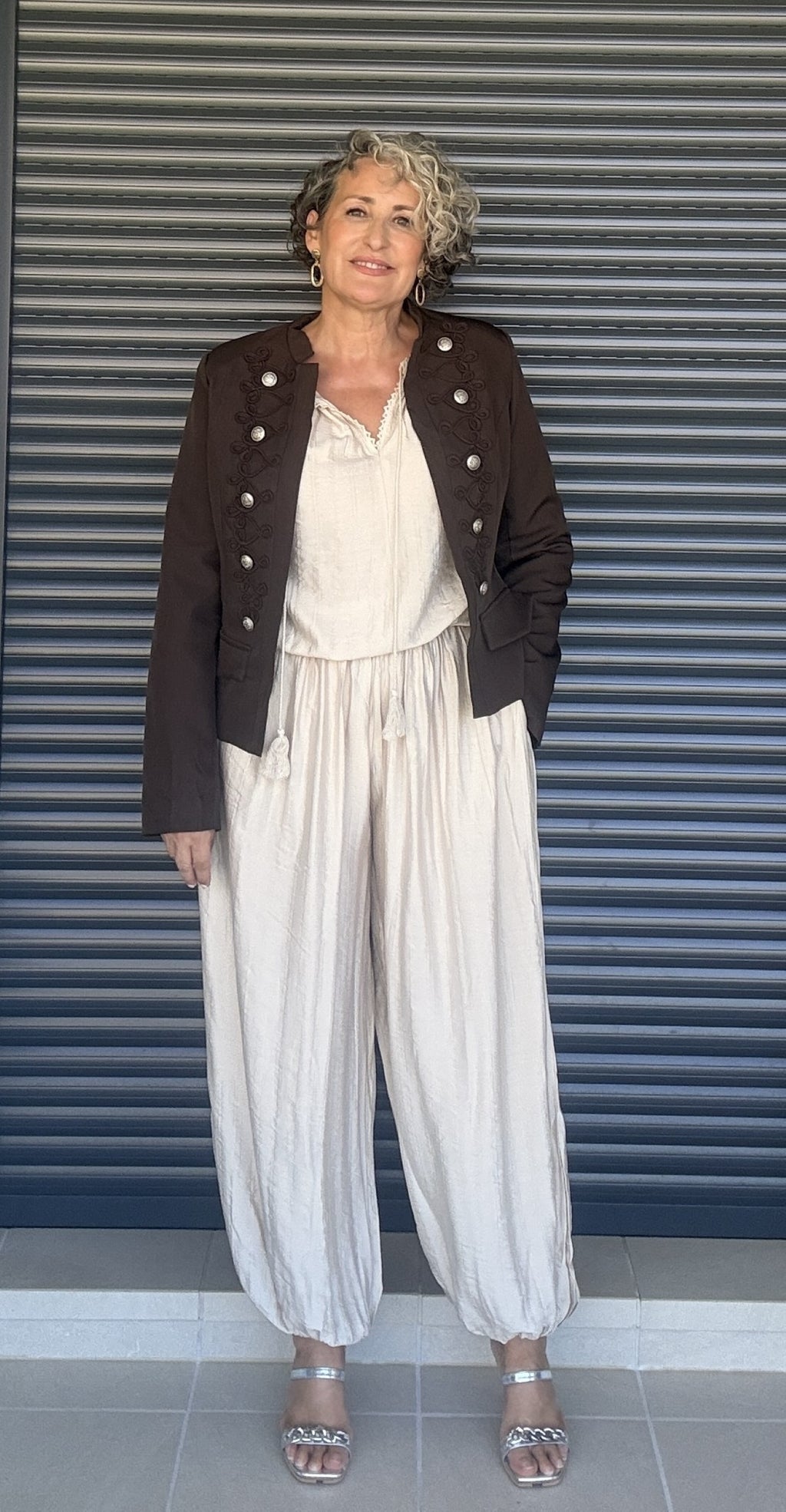 Chaqueta Napoleón Marrón