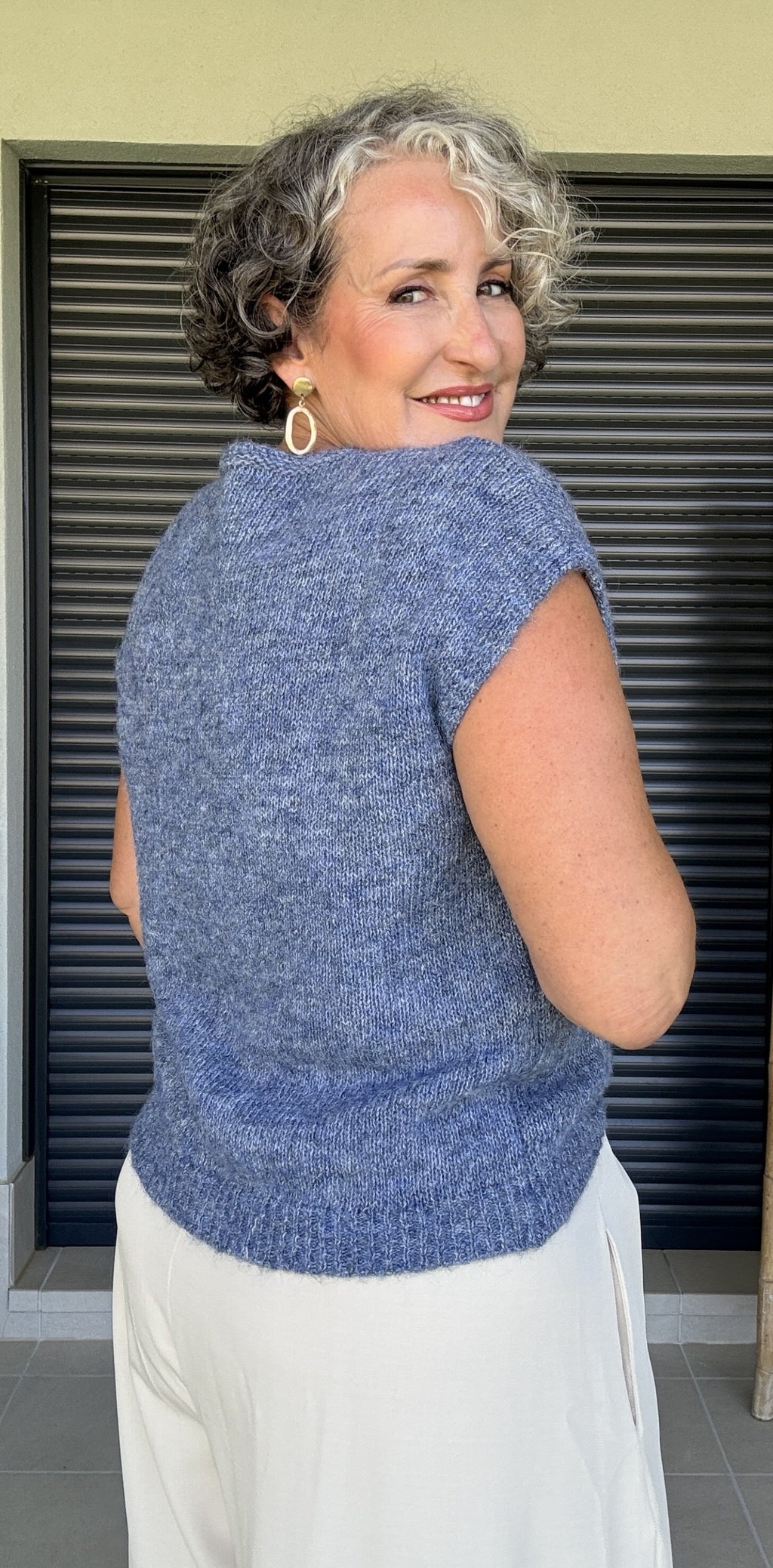 Chaqueta Abotonada Azul