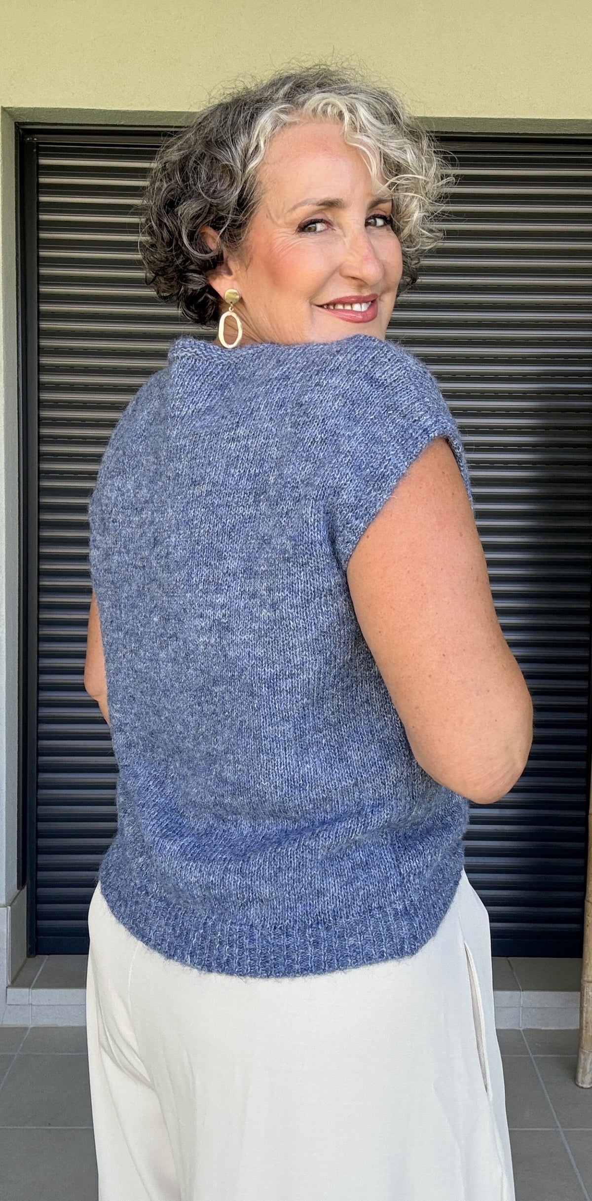 Chaqueta Abotonada Azul