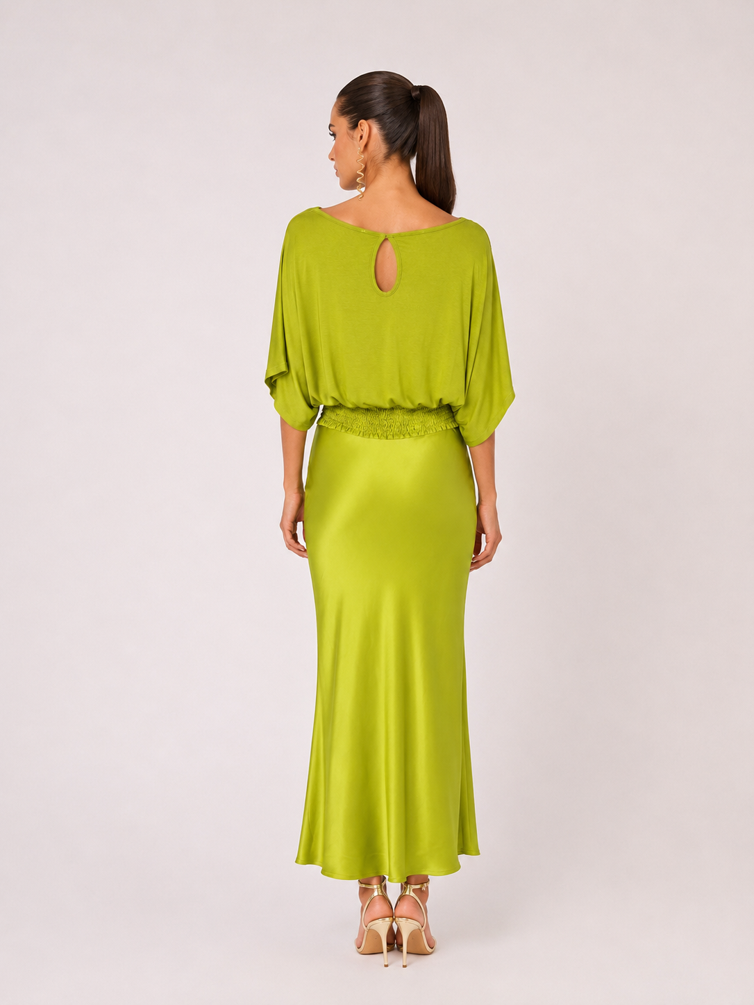 Conjunto Satinado Verde