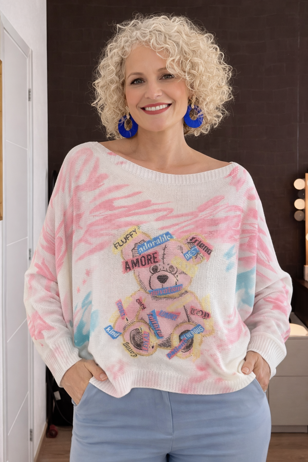 Jersey Divertido Manga Murciélago Talla Única