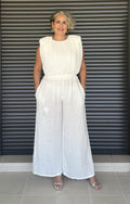 Pantalón Lino Blanco