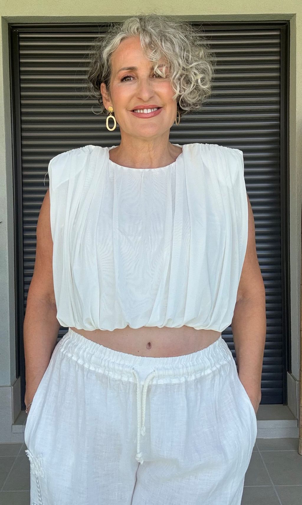 Top Mara Blanco