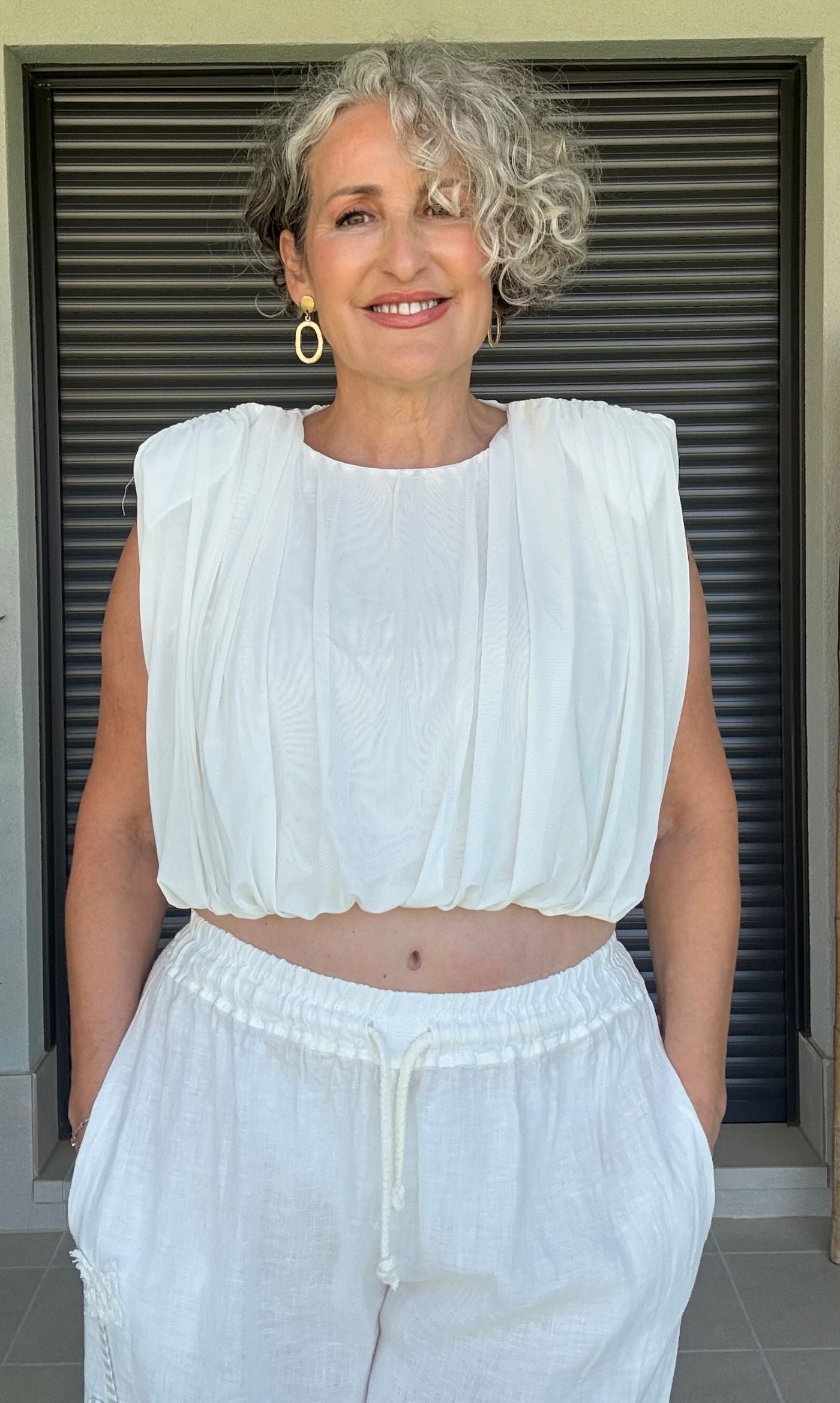 Top Mara Blanco
