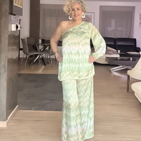 Conjunto Violeta Verde