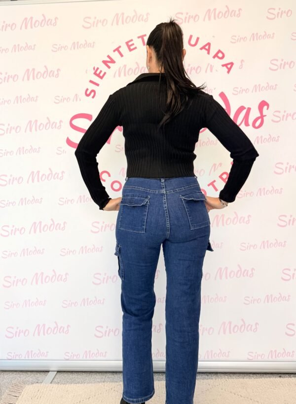 Pantalón Vaquero Cargo - Imagen 2