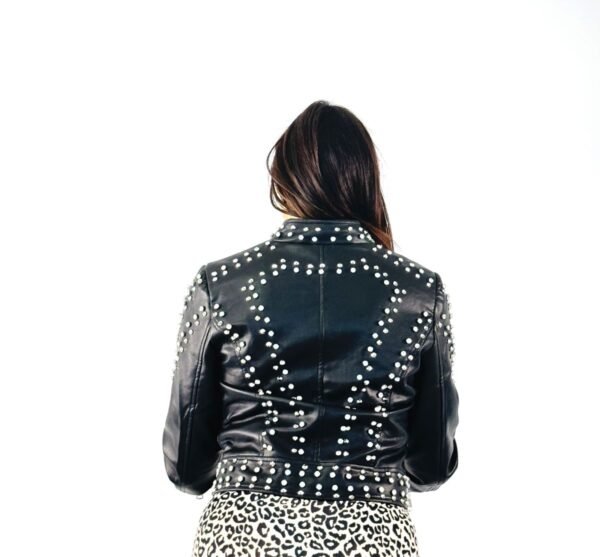 Chaqueta Piel Tachuelas - Imagen 2