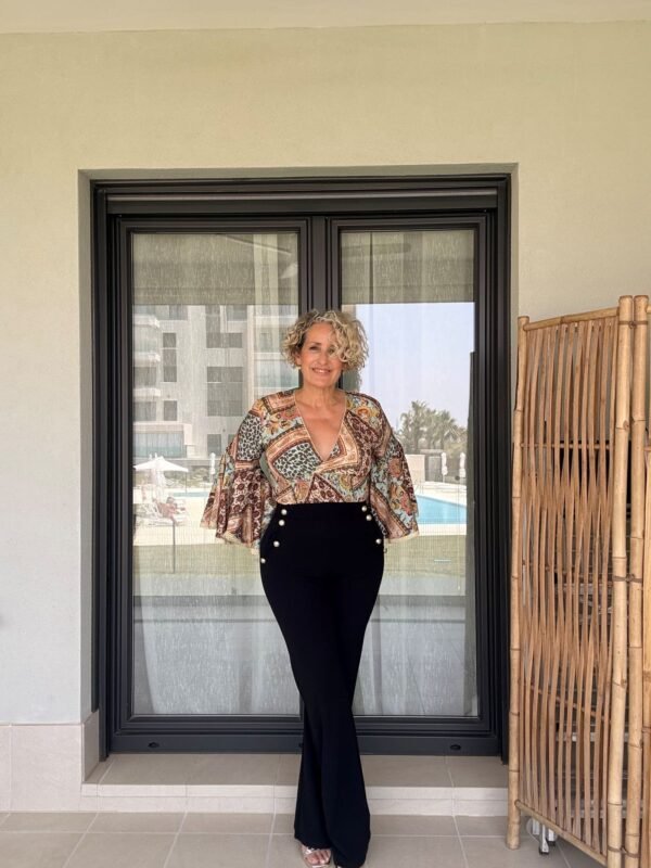 Blusa Estampada Seda