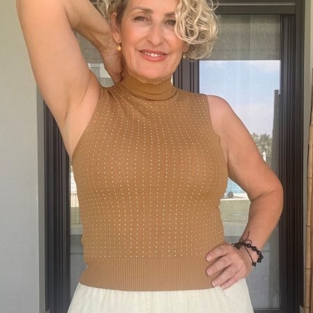 Top leticia Marrón