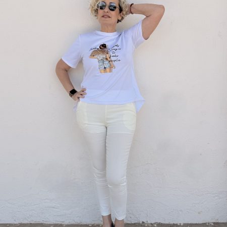 Pantalón Lazo Blanco