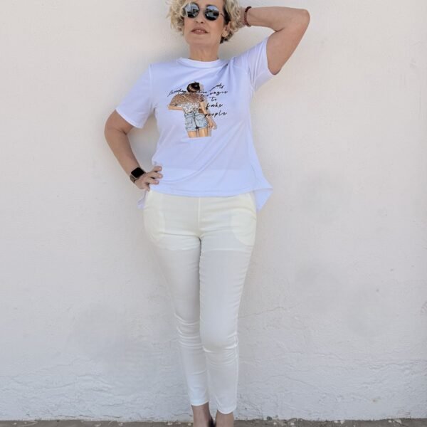 Pantalón Lazo Blanco