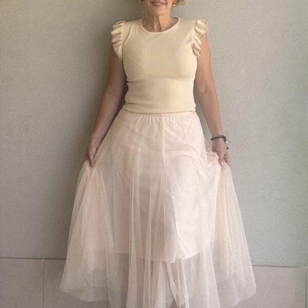 Falda Fantasía Beige