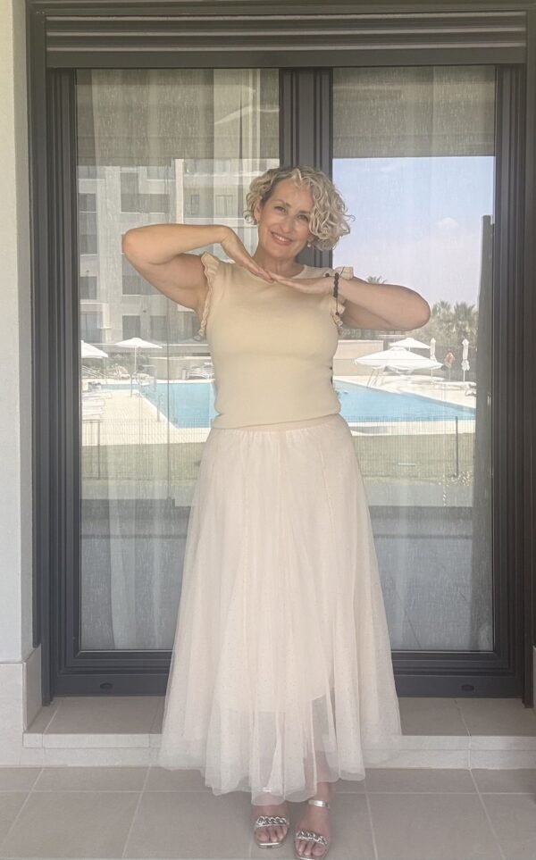 Falda Fantasía Beige - Imagen 3