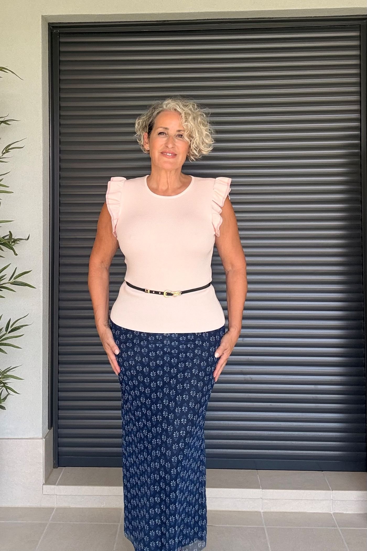 Falda Azul Primavera