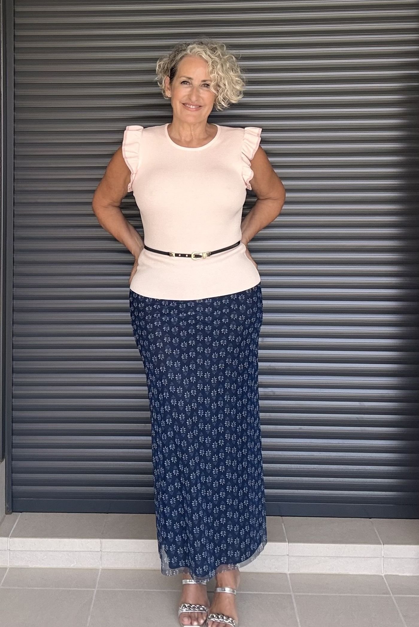 Falda Azul Primavera