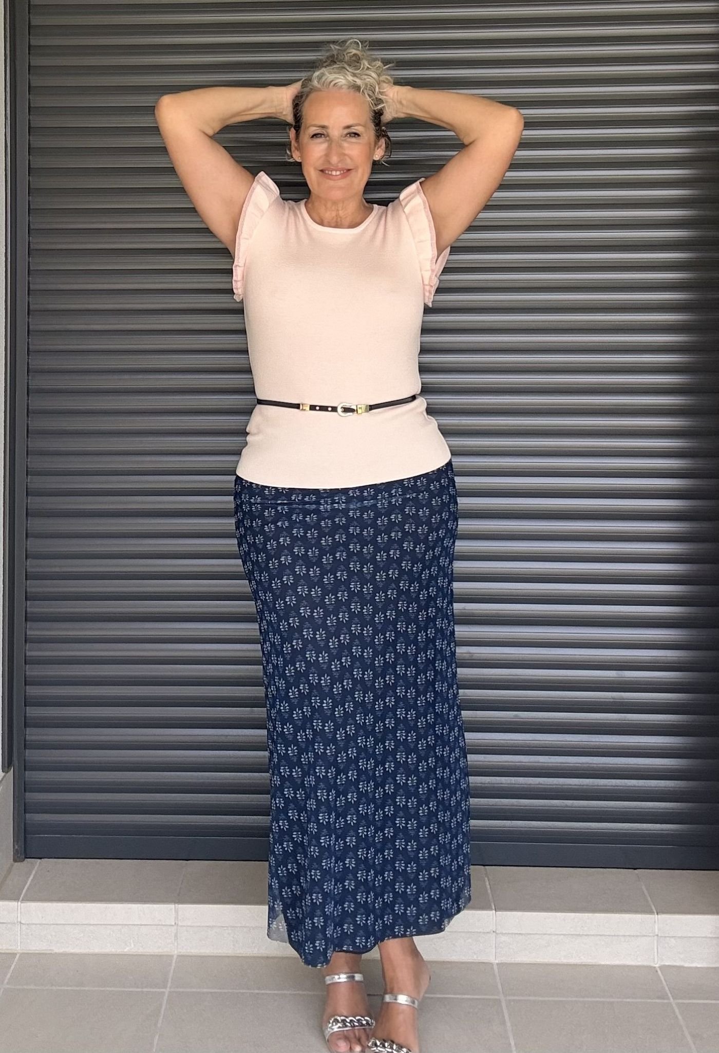 Falda Azul Primavera