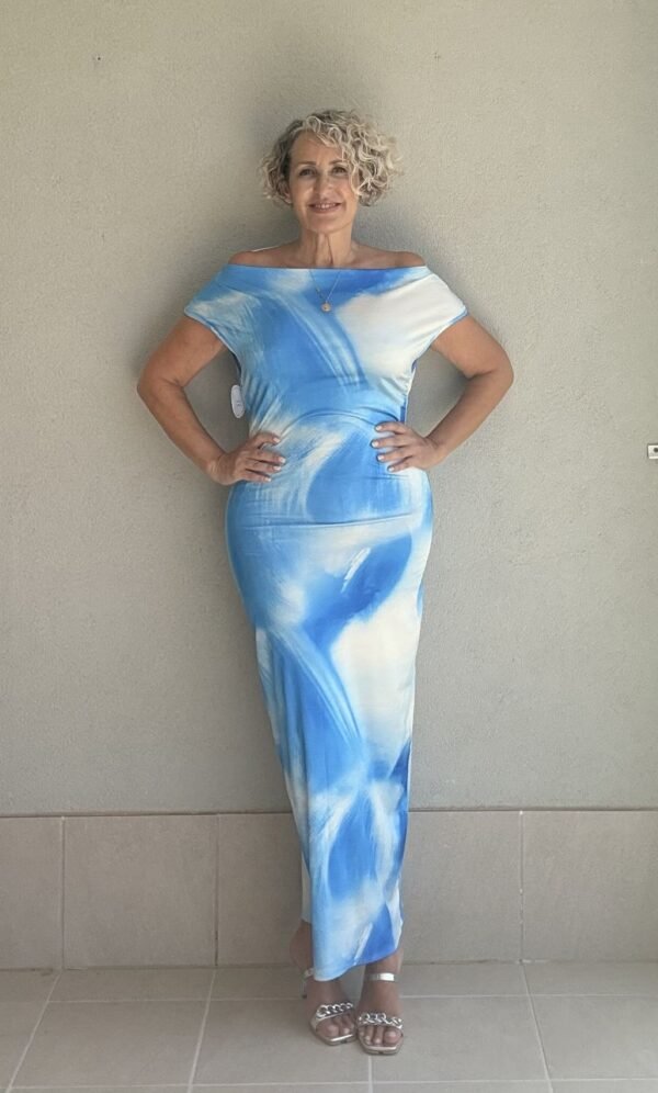 Vestido Flúor Azul