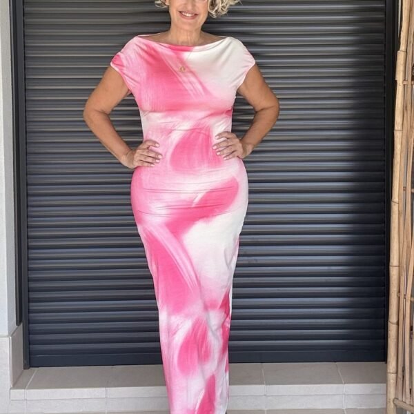 Vestido Flúor Rosa