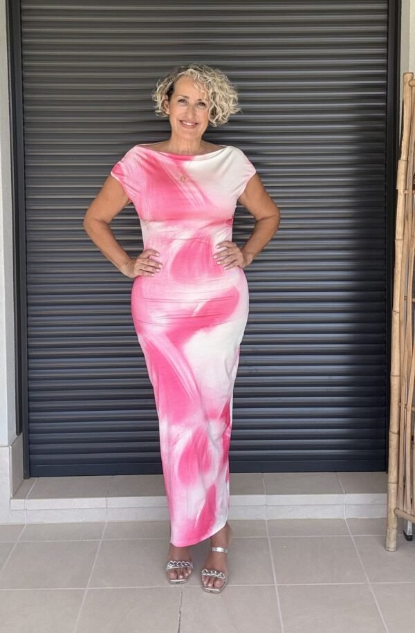 Vestido Flúor Rosa