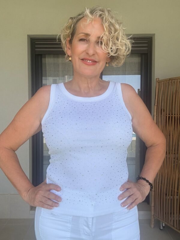 Top Estrella Blanco