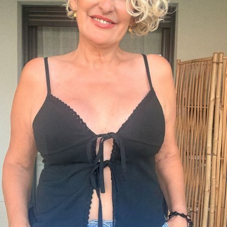 Top Thalía Negro