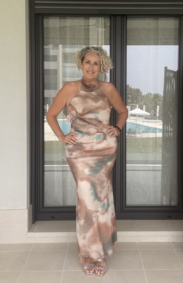 Vestido Tul Beige - Imagen 5