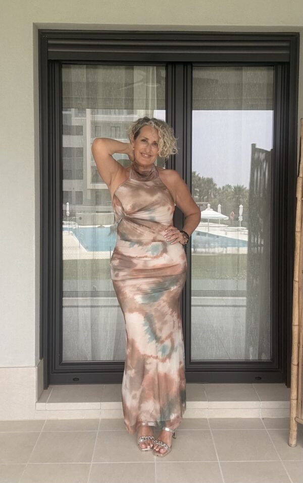 Vestido Tul Beige - Imagen 2
