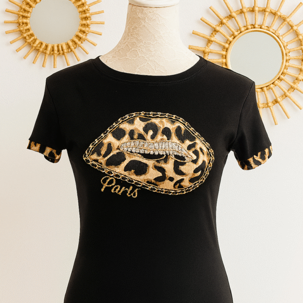 Camiseta Paris Negra