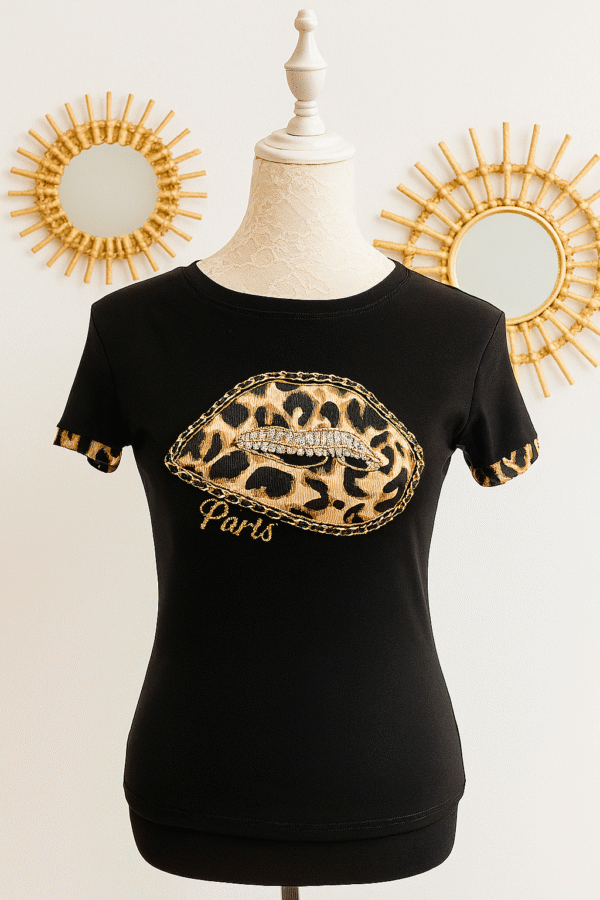 Camiseta Paris Negra