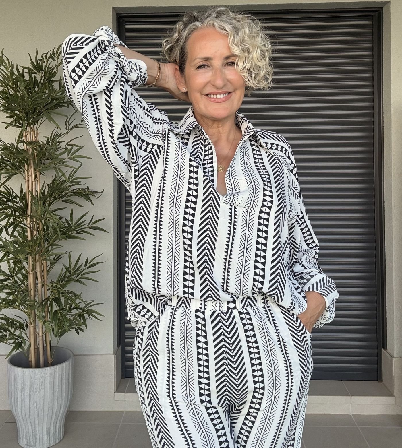 Conjunto Bicolor Étnico