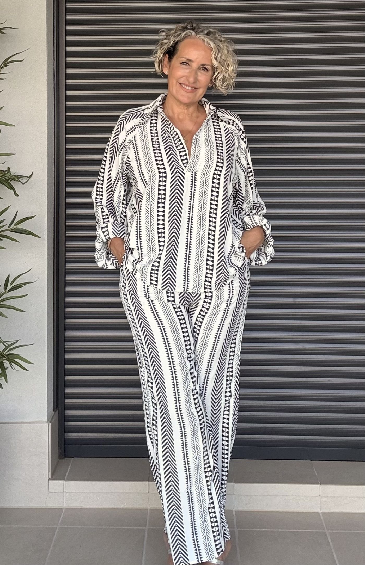 Conjunto Bicolor Étnico