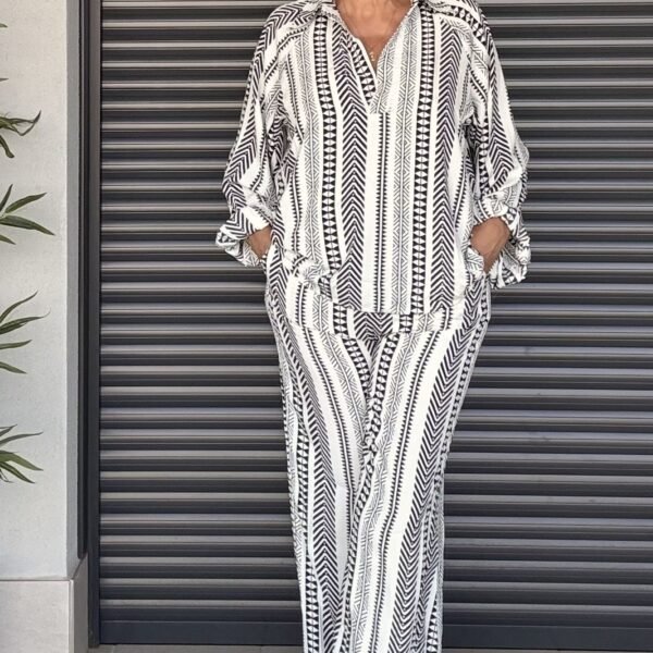 Conjunto Bicolor Étnico