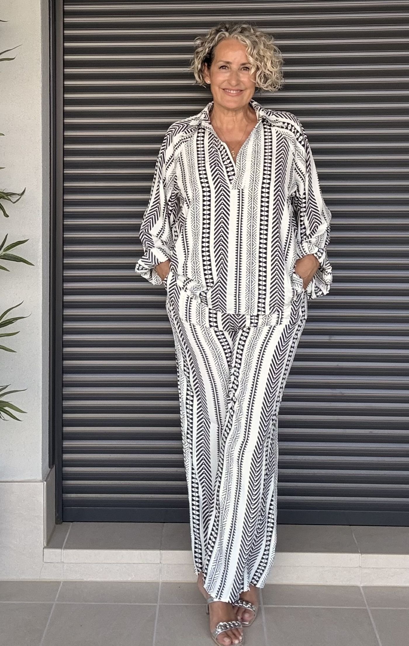 Conjunto Bicolor Étnico