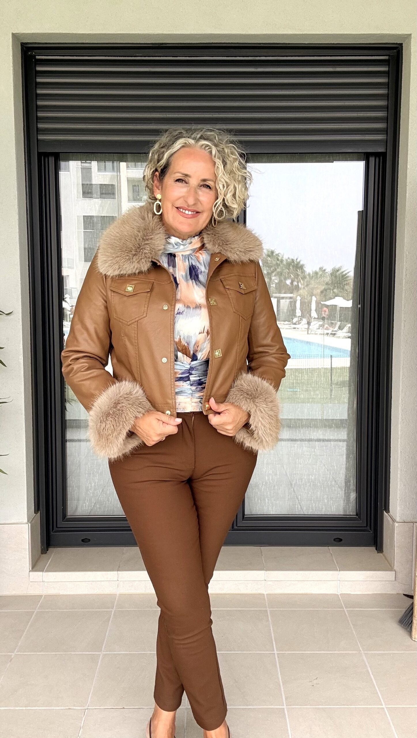 Chaqueta Marrón Bella Desmontable - Imagen 6