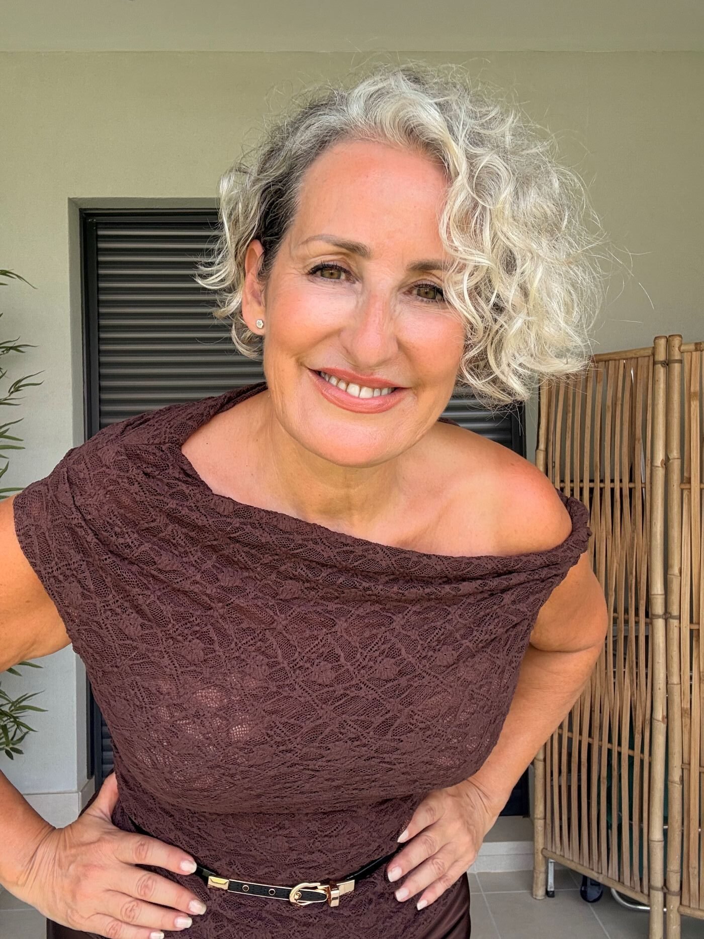 Top Chocolate Encaje