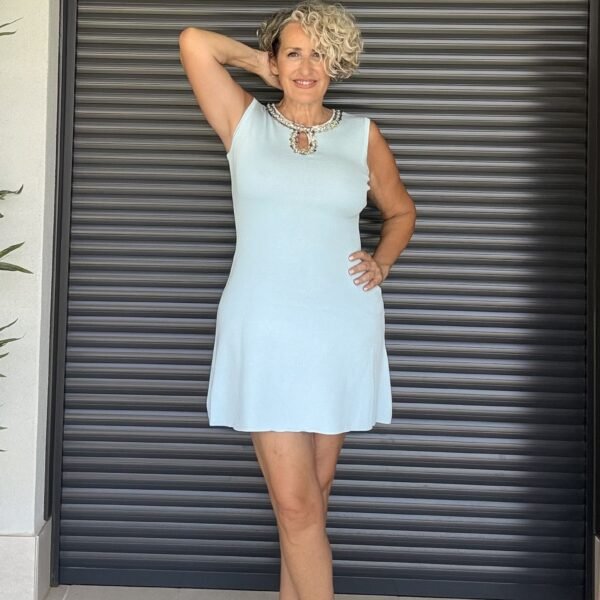 Vestido Celeste Grace Vestido Celeste Grace