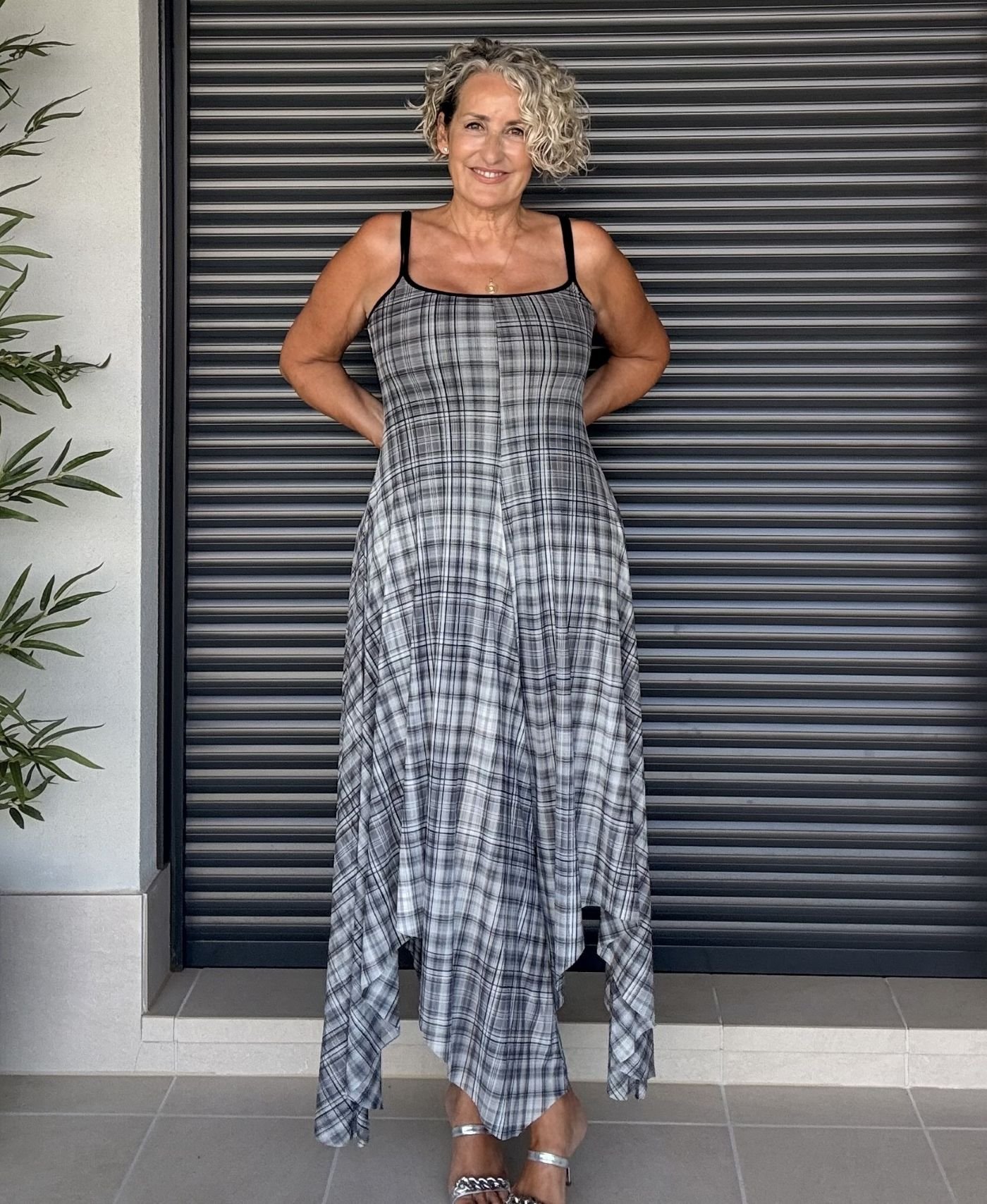 Vestido Cuadros Gales